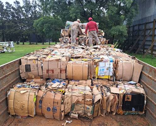 Materiales recuperados listos para una segunda vida